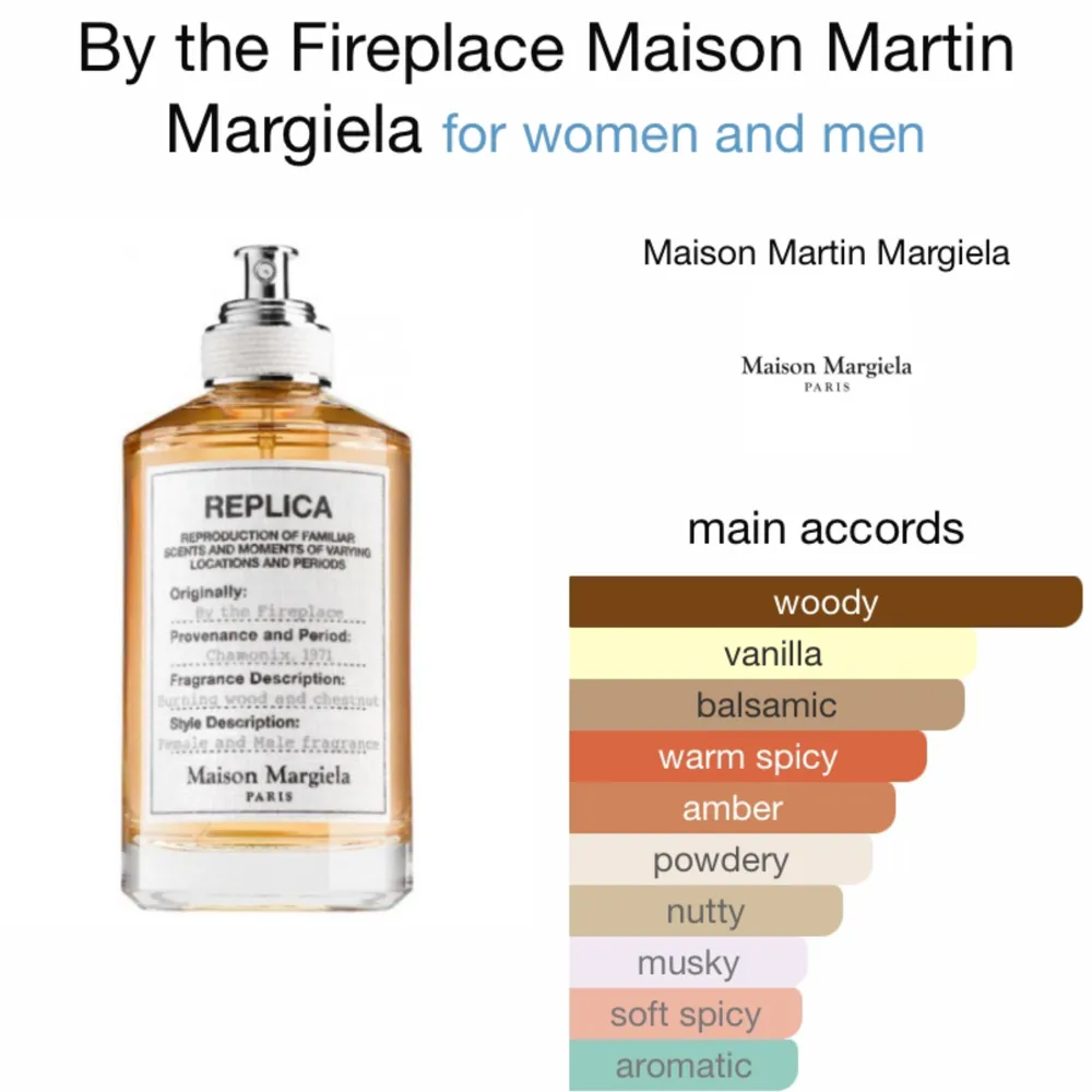 Säljer 2ml sample på By the Fireplace parfym för bara 49kr! Det är en varm och rökig vanilj doft. Unisex doft, alltså funkar för både män och kvinnor.. Övrigt.