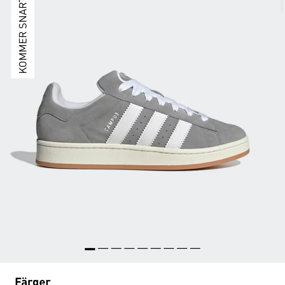 Hej, söker Adidas campus skor i färgen grå hör gärna av dig om du har ett par i bra skick söker i storlek 39 💞. Skor.
