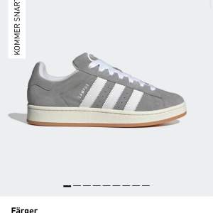 Hej, söker Adidas campus skor i färgen grå hör gärna av dig om du har ett par i bra skick söker i storlek 39 💞