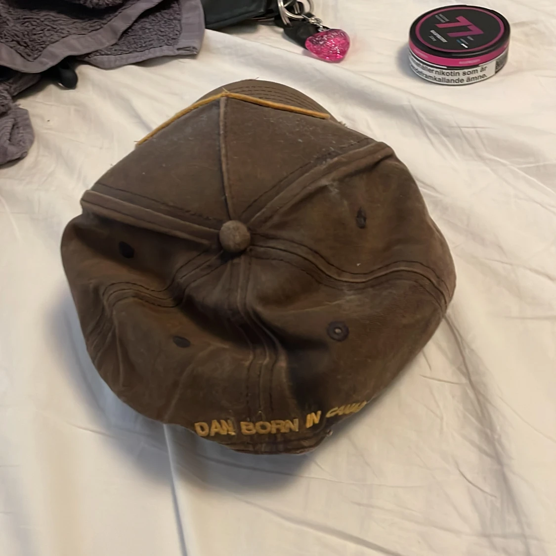 Solblekt d2 keps äkta - 90