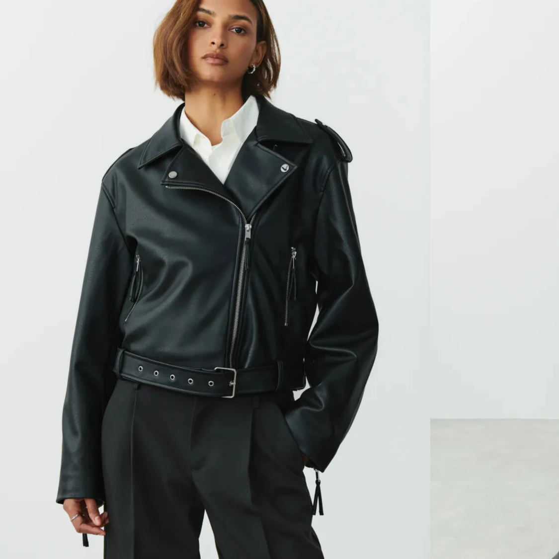 Biker skinnjacka - 90