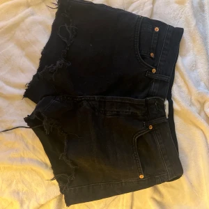 Svarta shorts  - Svarta shorts från Zara i storlek 36, bra skick och köptes för 300 men säljer för 90kr