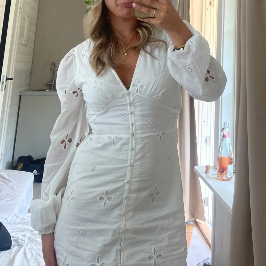Vit klänning - 90