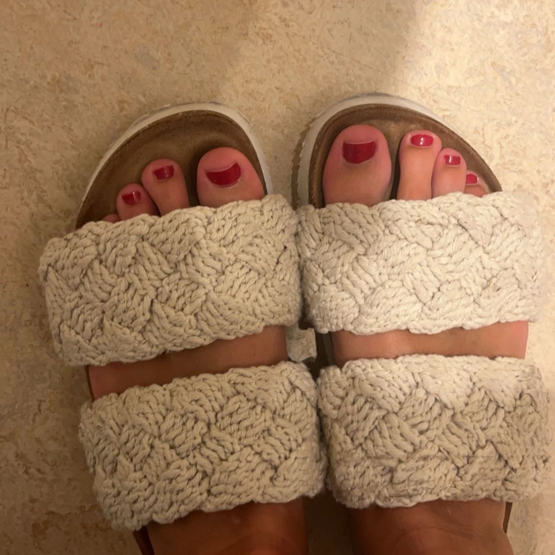 Flätade tofflor  - 91