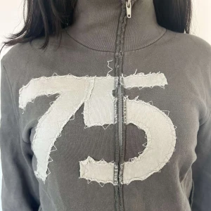 Zipup  -  y2k zipup med 75 som motiv på framsidan Perfekt skick använd fåtal gånger💞 Jag säljer den eftersom att den inte längre är min stil.  Skriv för mer info💘