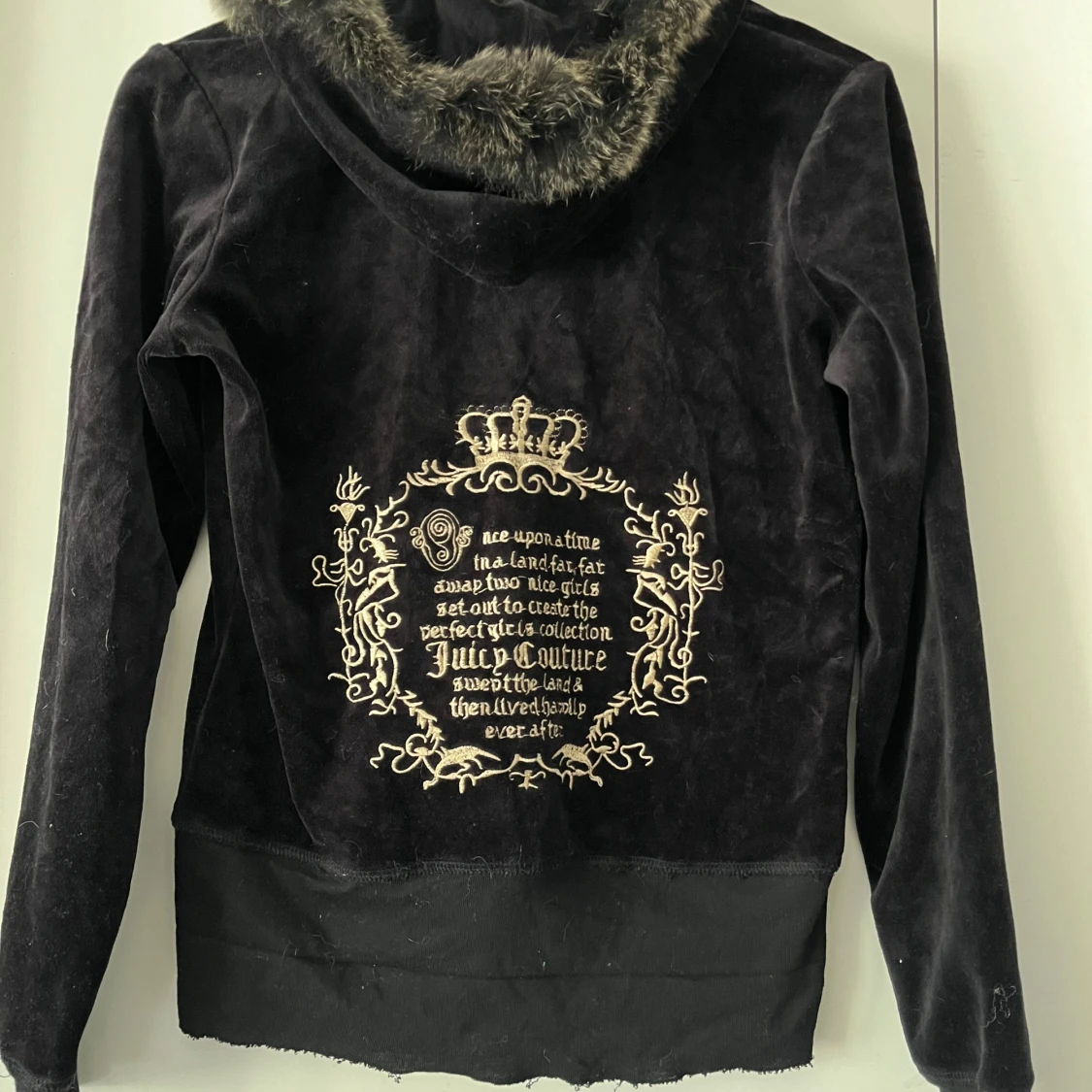 juicy couture kofta med päls  - 90