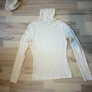 Tröja - Enbart använd fåtal tillfällen, är storlek xs vilket gör den lite svår att få på för mig som är en storlek större. Sitter annars väldigt snyggt och jag tycker inte den är genomskinlig 