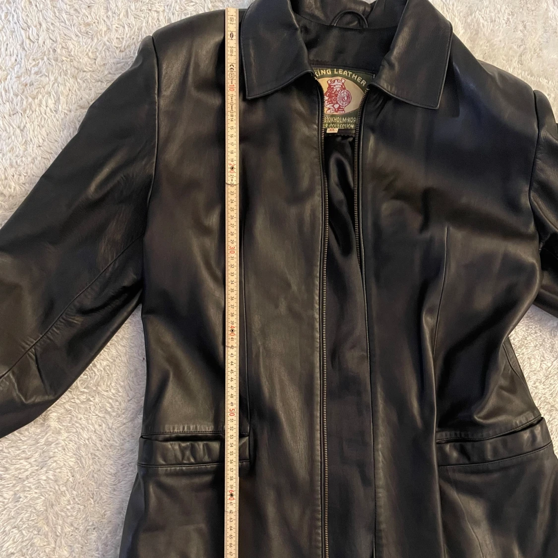 Vintage läderjacka  - 93