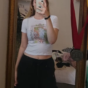 Fleetwood Mac baby tee - Säljer denna asballa baby tee, graphic tee från Urban Outfitters! FleetWood Mac.  Sitter som en S men är storlek M.