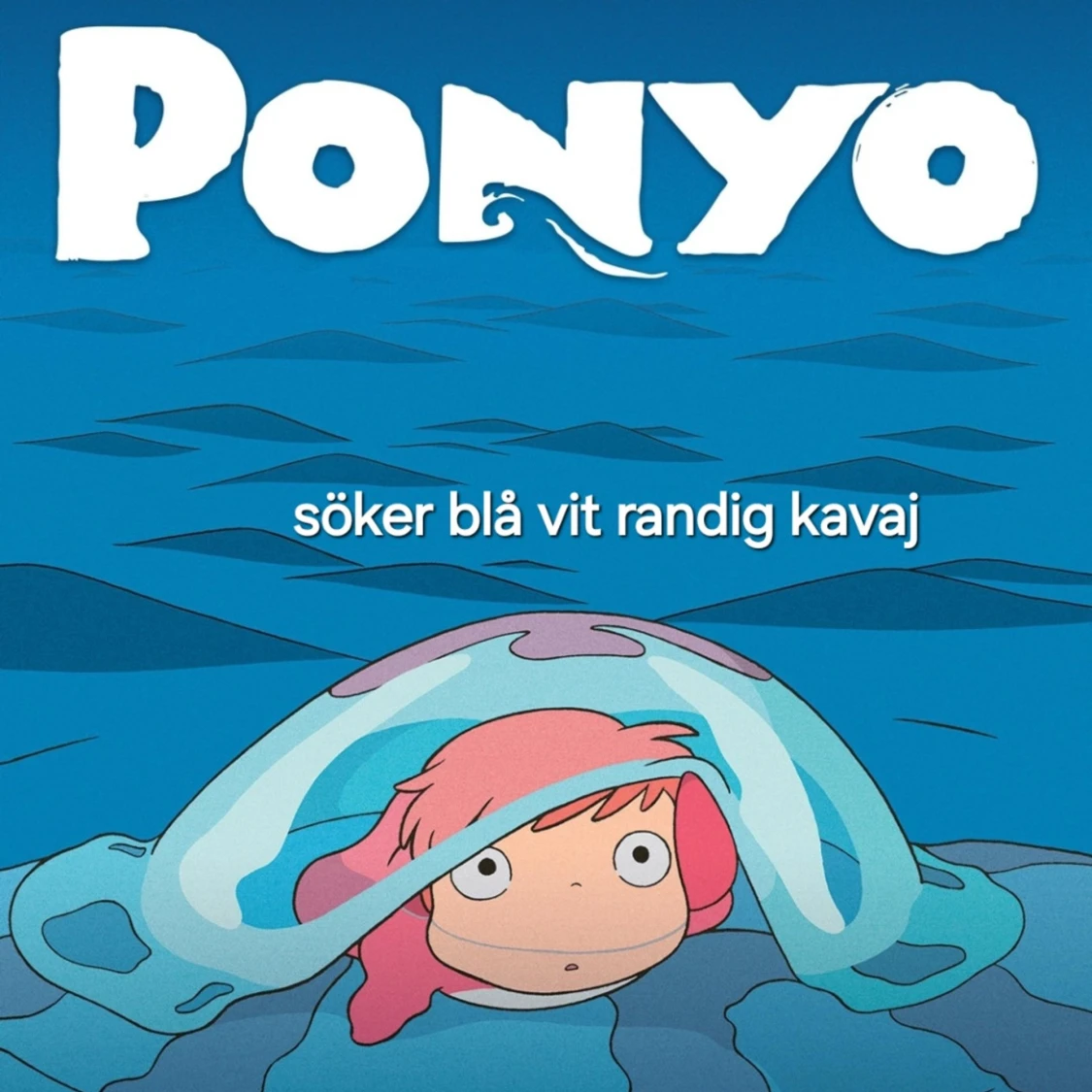 Söker Blå vit randig