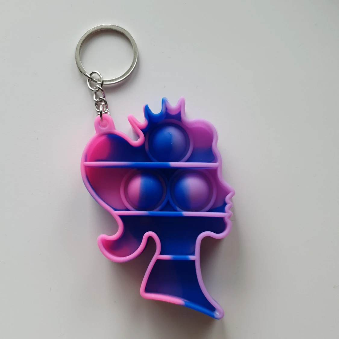 Prinsessan pop-it, fidget toys, nyckelring, ny 