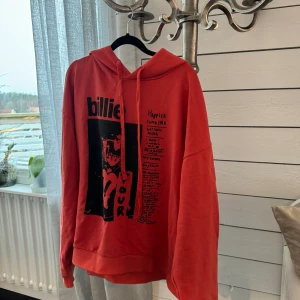 Billie eilish hoodie! - Billie eilish hoodie köpt på hennes konsert i London 2022, bra skick använd 1 gång. Frakten är på köparens bekostnad. Ordinarie pris 900 säljer för 600!