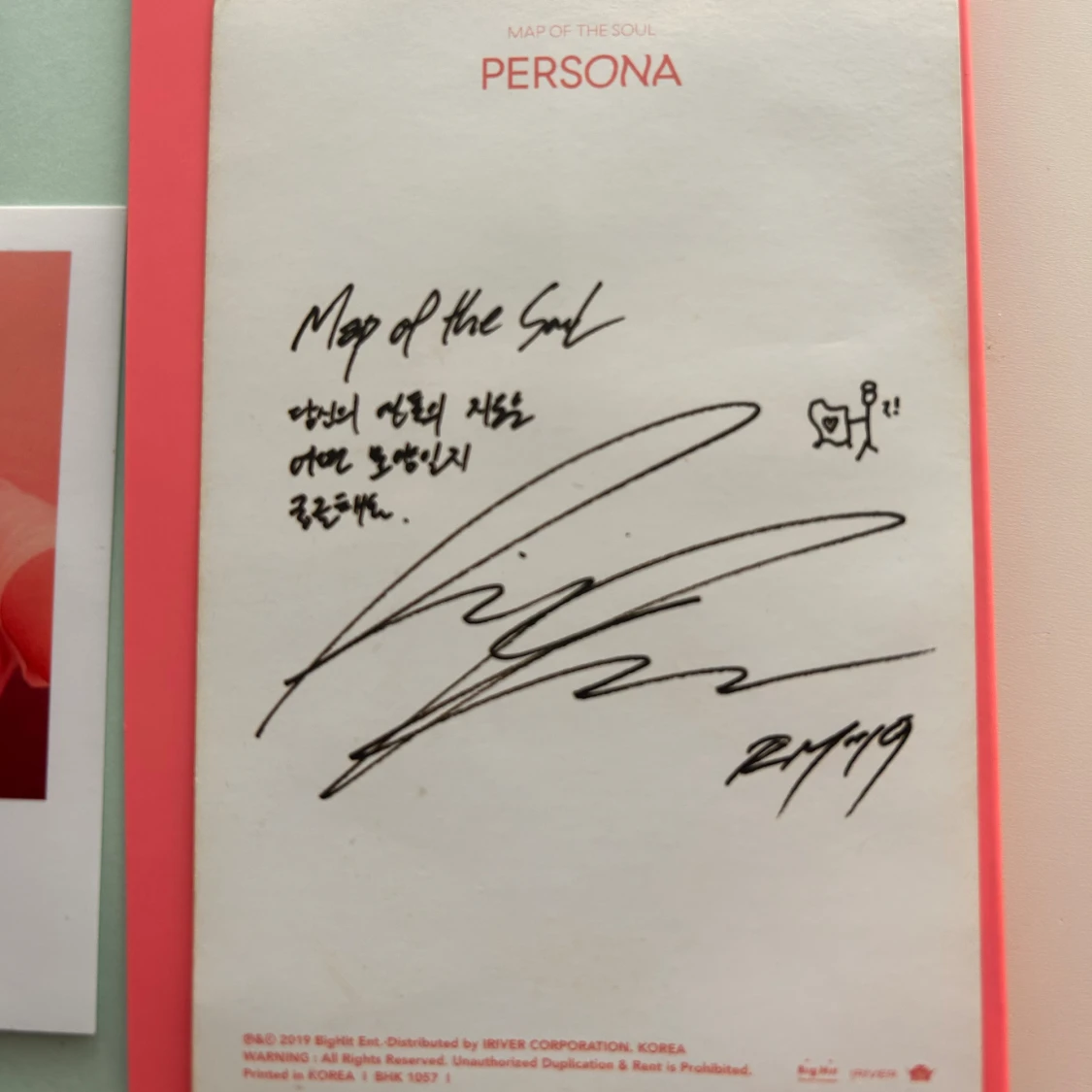 BTS ALBUM - Map of the soul: Persona Version 3  - 91