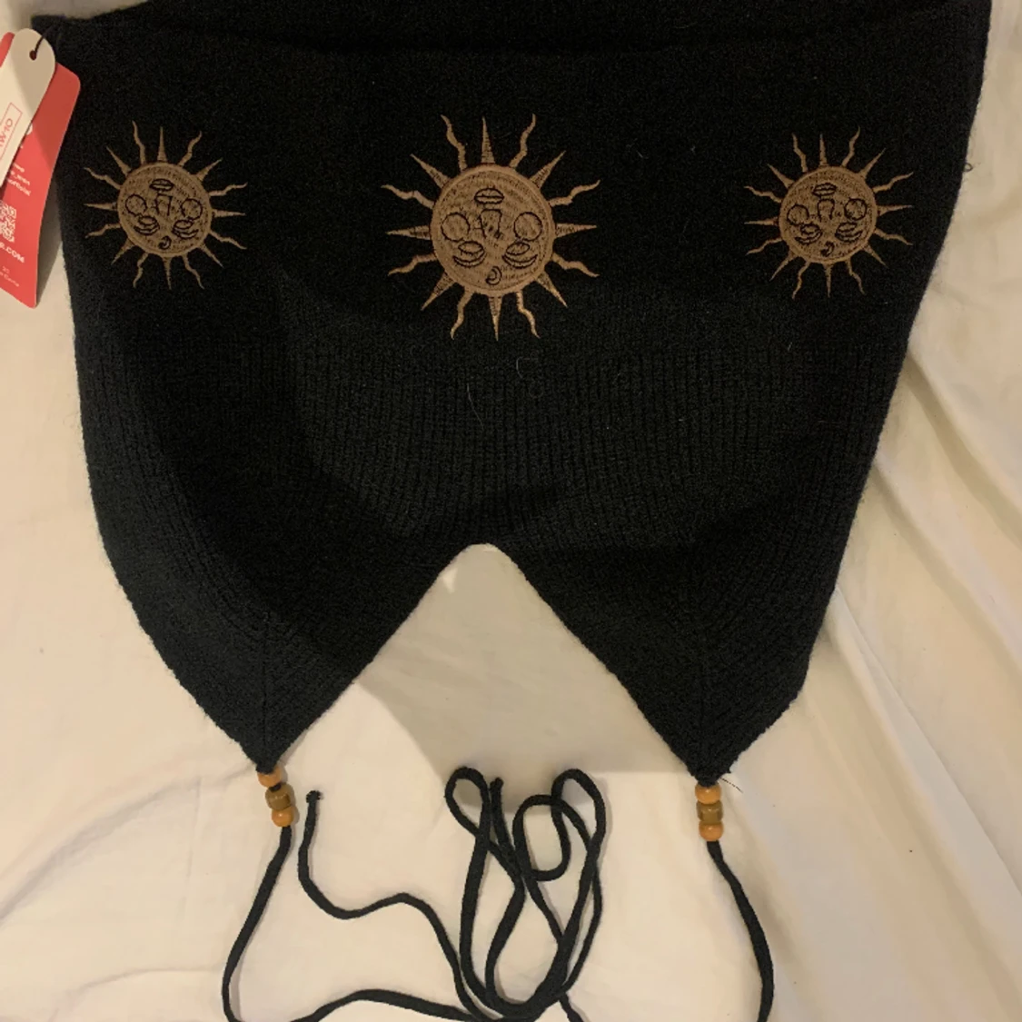 Svart stickad tröja  - 90