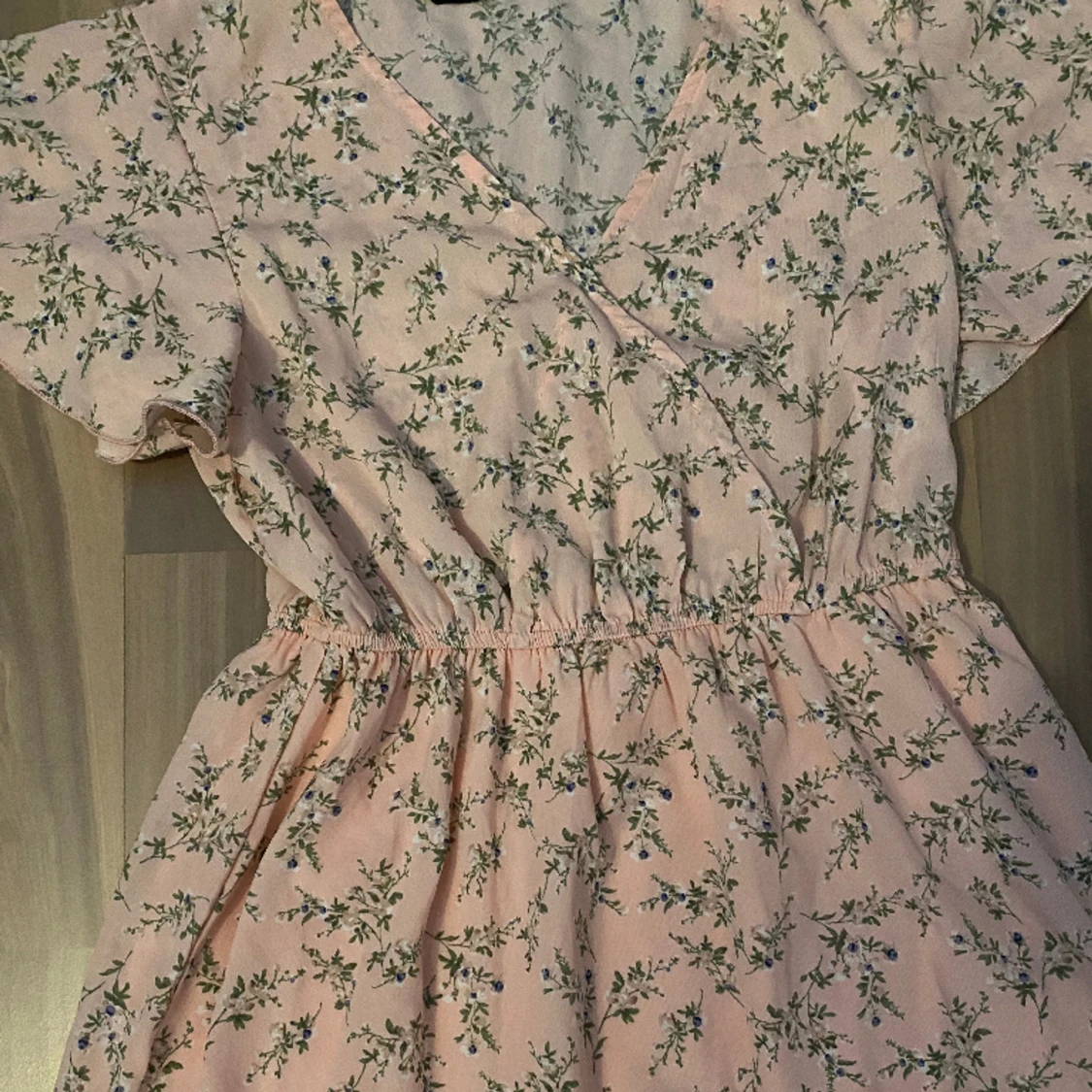 Pink floral dress (rosa klänning)  - 90