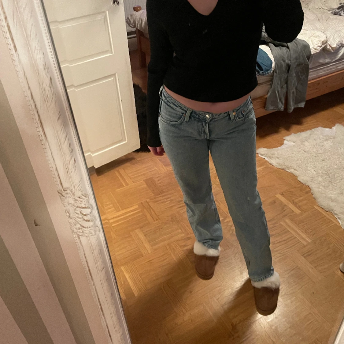 Lågmidjade jeans