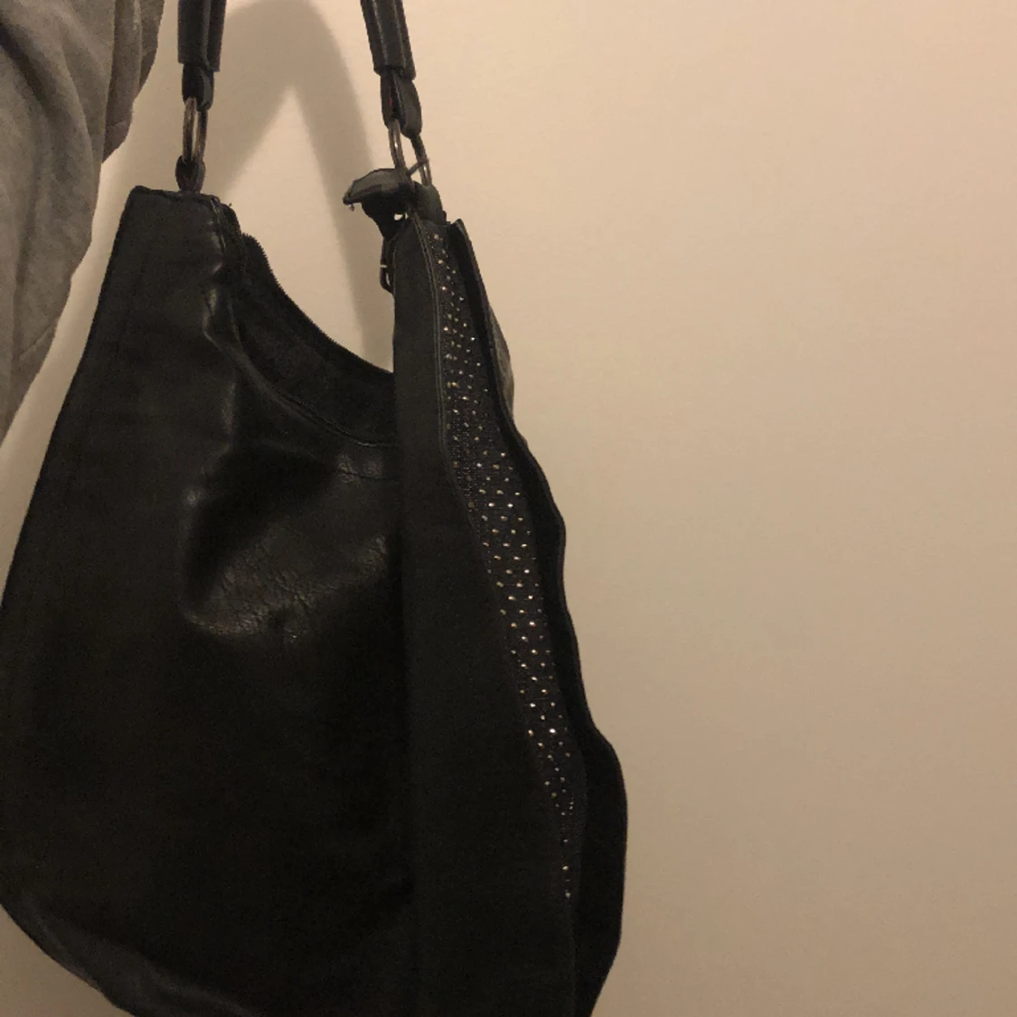 Vintage läderväska perfekt för skolan - 91