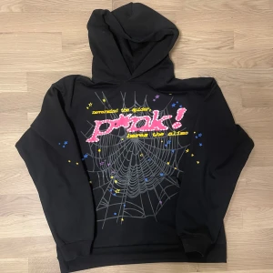 Sp5der Worldwide P*nk Hoodie - Black pxnk v2 hoodie from Young Thugs brand. 