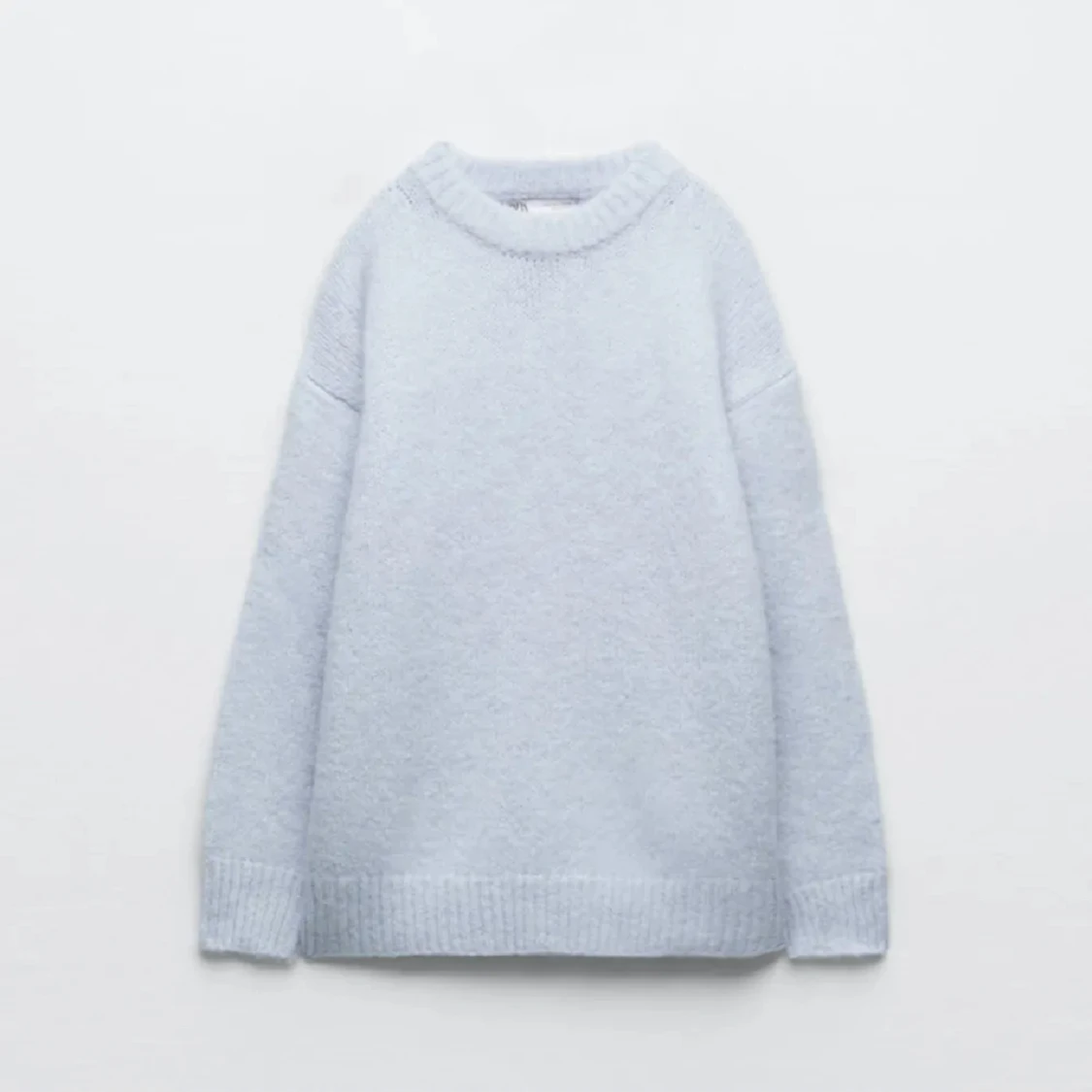 Ljusblå stickad tröja zara - 90