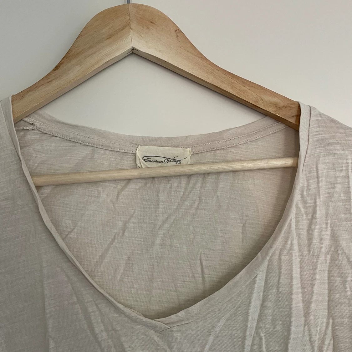 Beige långärmad i viskos - 90