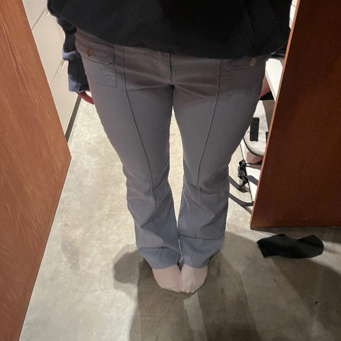 Lågmidjade hm byxor