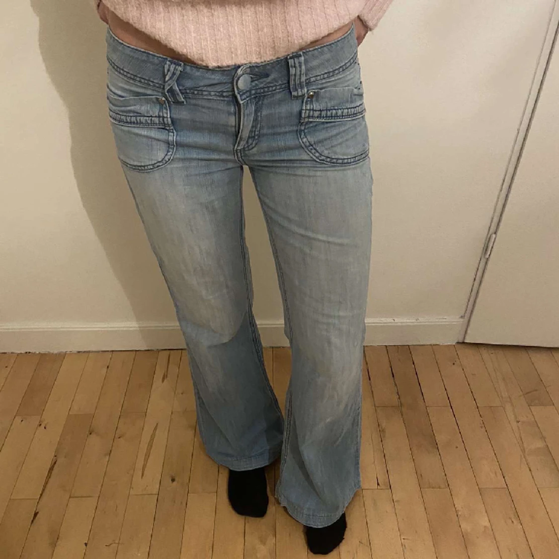 Lågmidjade jeans