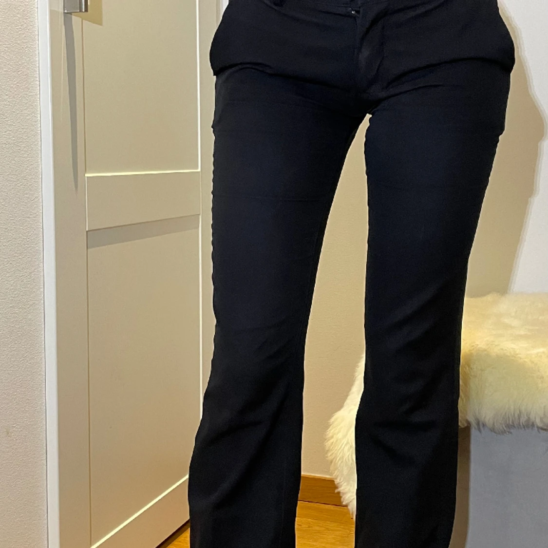 Lågmidjade kostymbyxor 