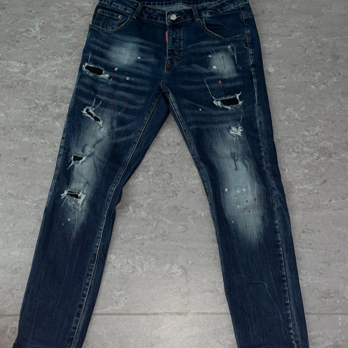 Blåa dsq jeans