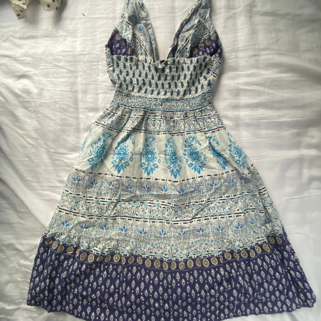 Mönstrad klänning - 90