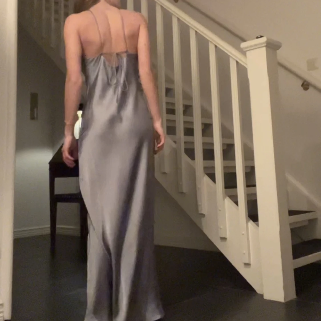 Blå balklänning - 90