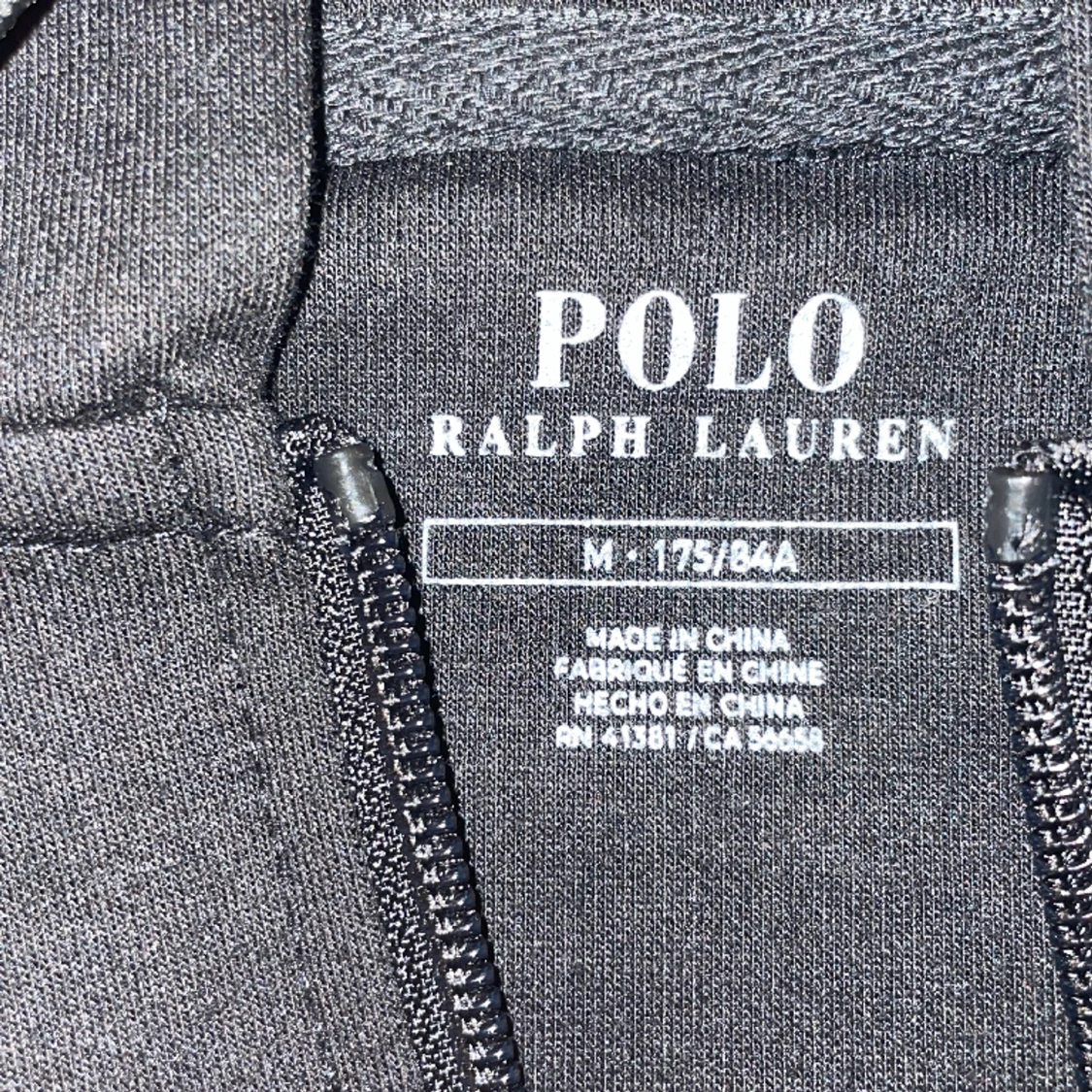 Ralph lauren zip svart - 90