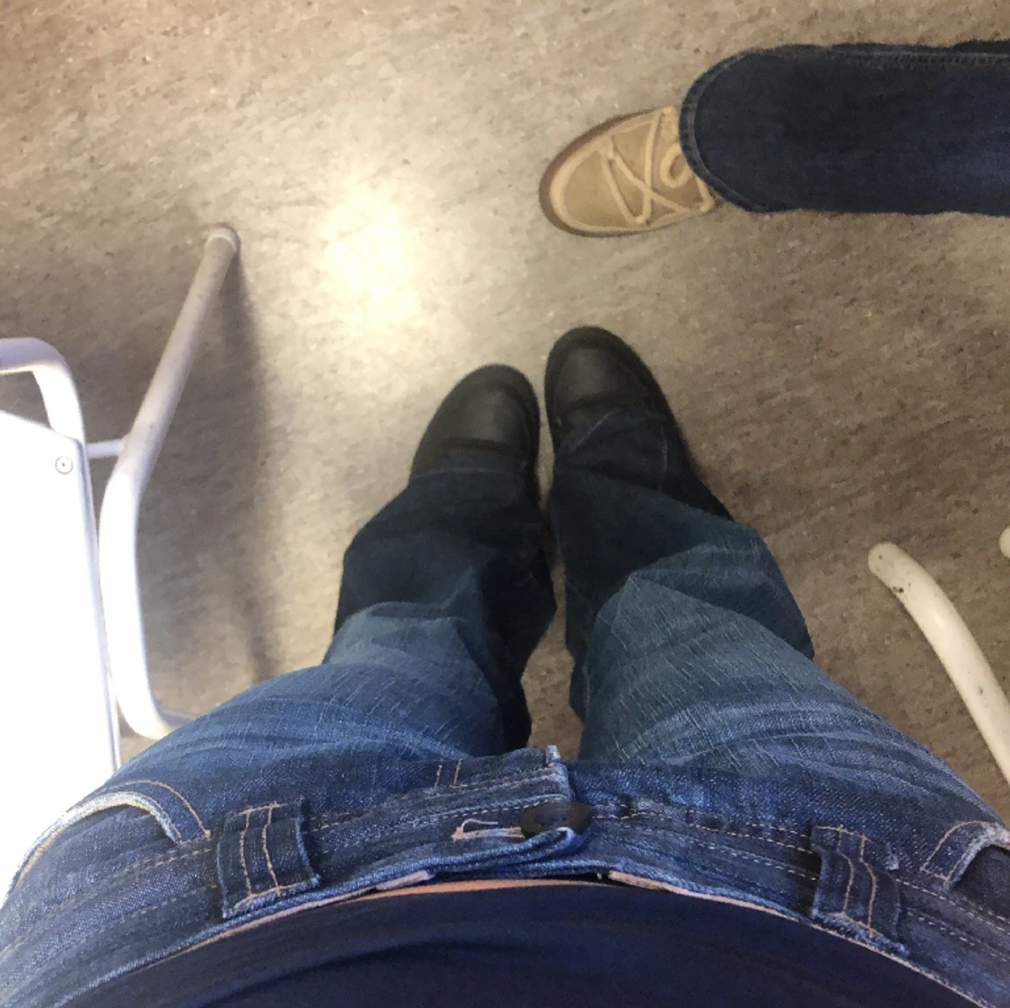 Lågmidjade bootcut jeans