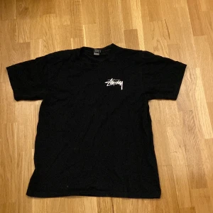 Stussy t-shirt - Stussy t shirt som säljs pga att den inte används längre. Små fläckar på framsidan. Frågor angående pris eller annat svaras gärna på.