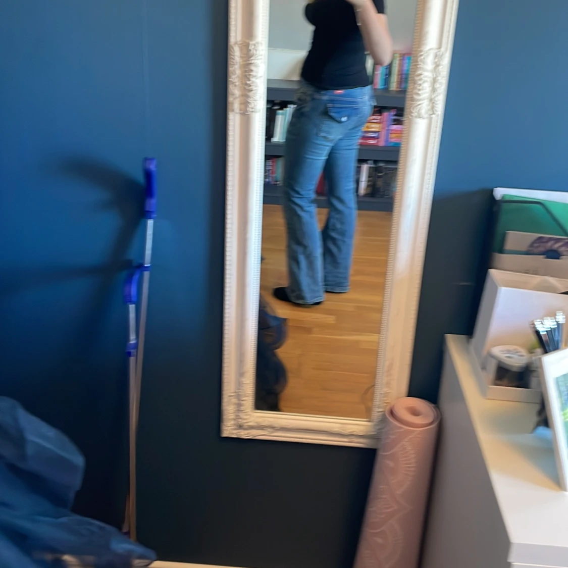 Lågmidjade bootcut jeans - 90