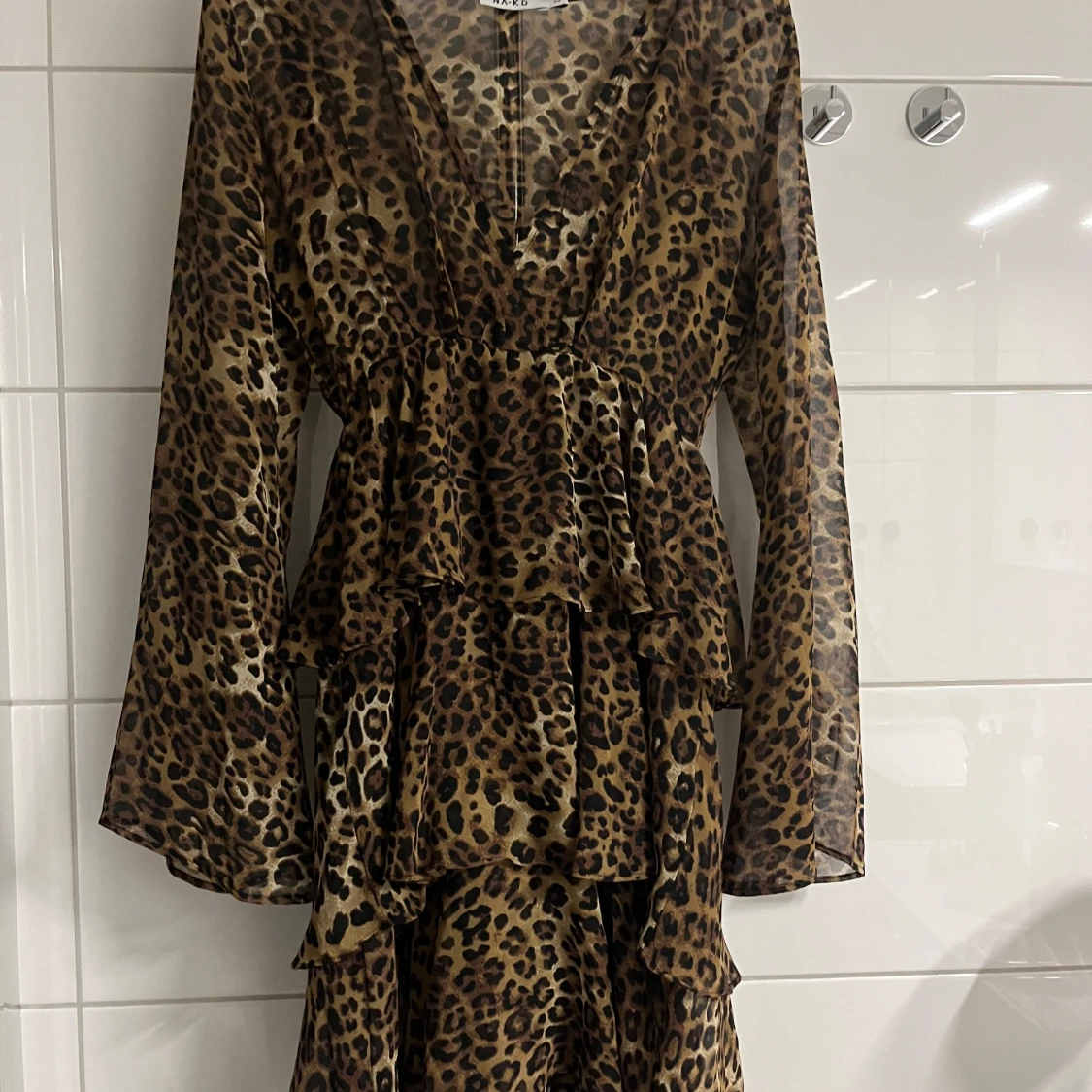 Leopard klänning - 90