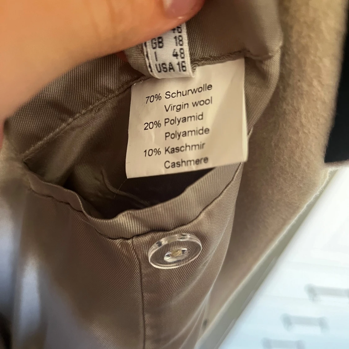 En dam Kaschmir kappa  - 93