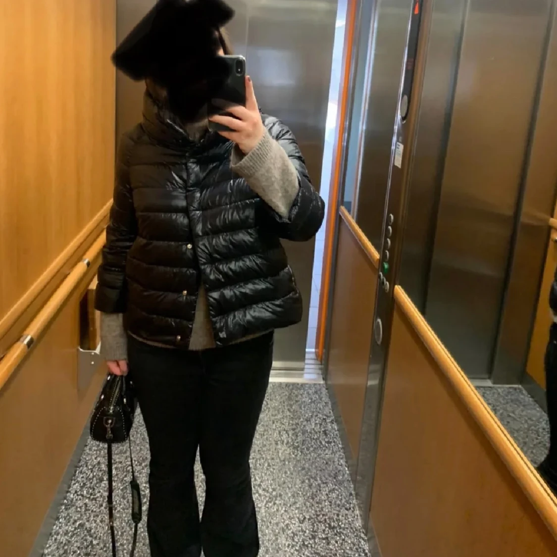 Svart Herno jacka Sofia - 91