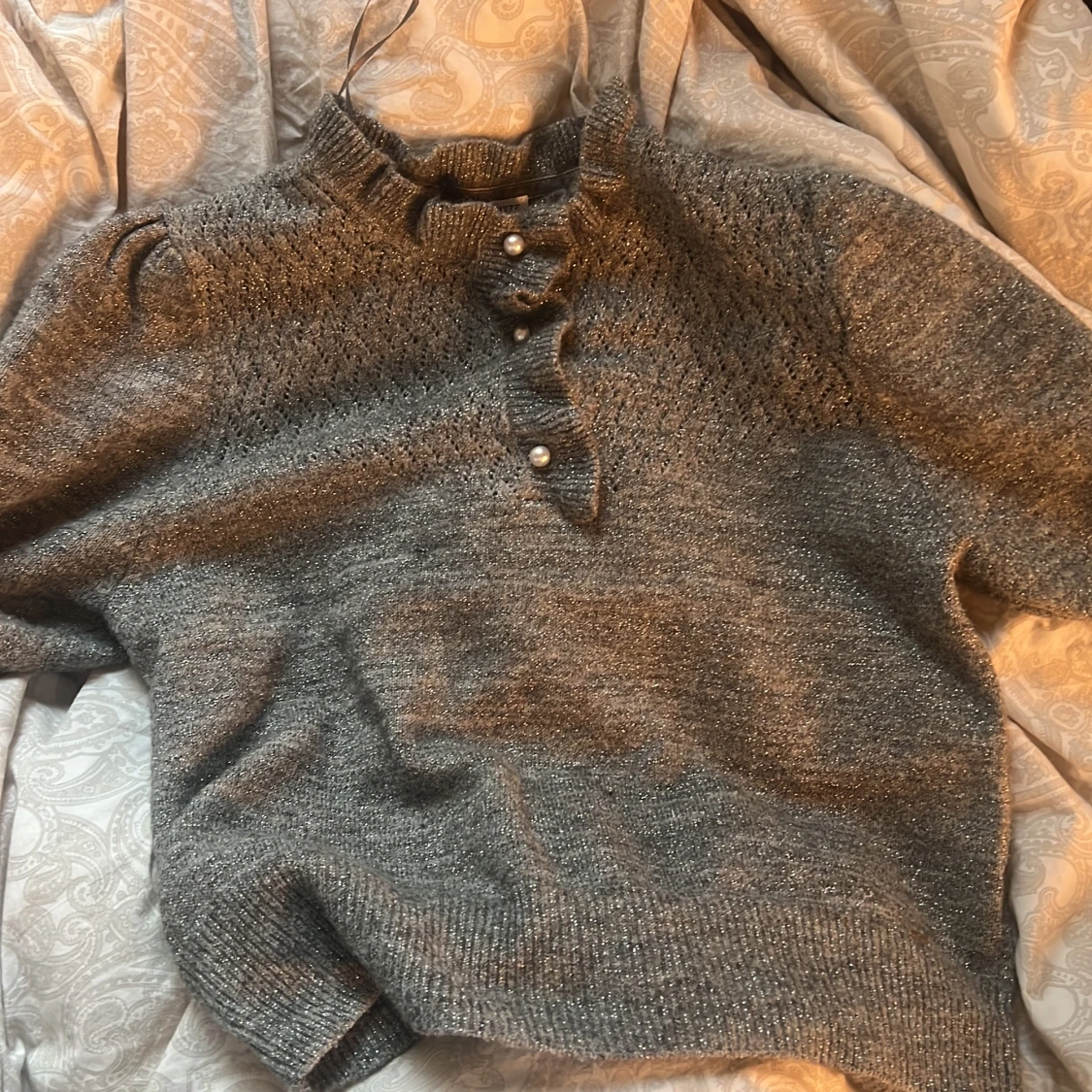 Grå tre kvartsernas tröja  - 90