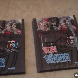 Mina vänner böcker monster high 2 stycken - 2 stycken mina vänner böcker monster high helt oanvända