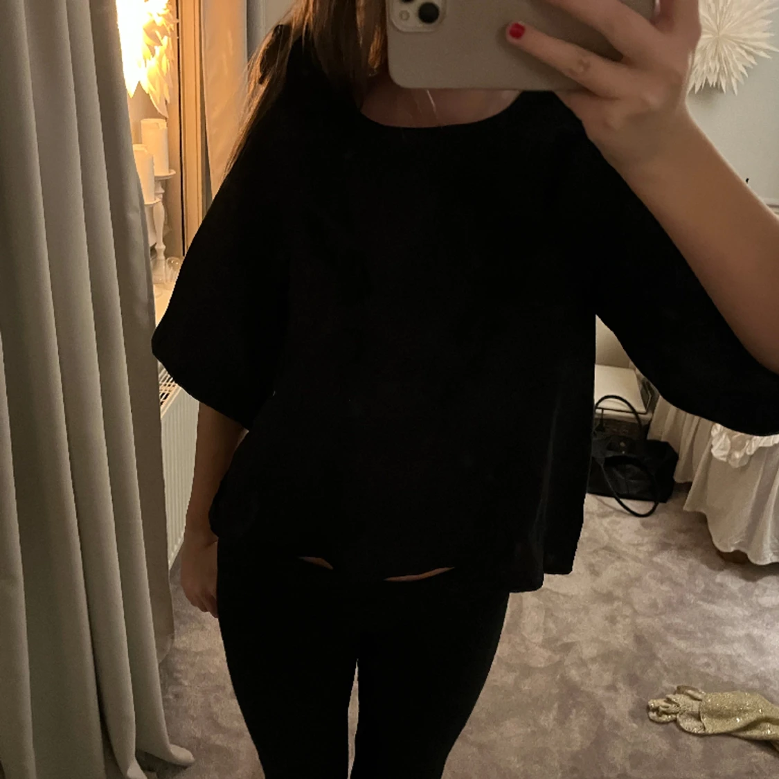 Trekvartsärm blus - 90