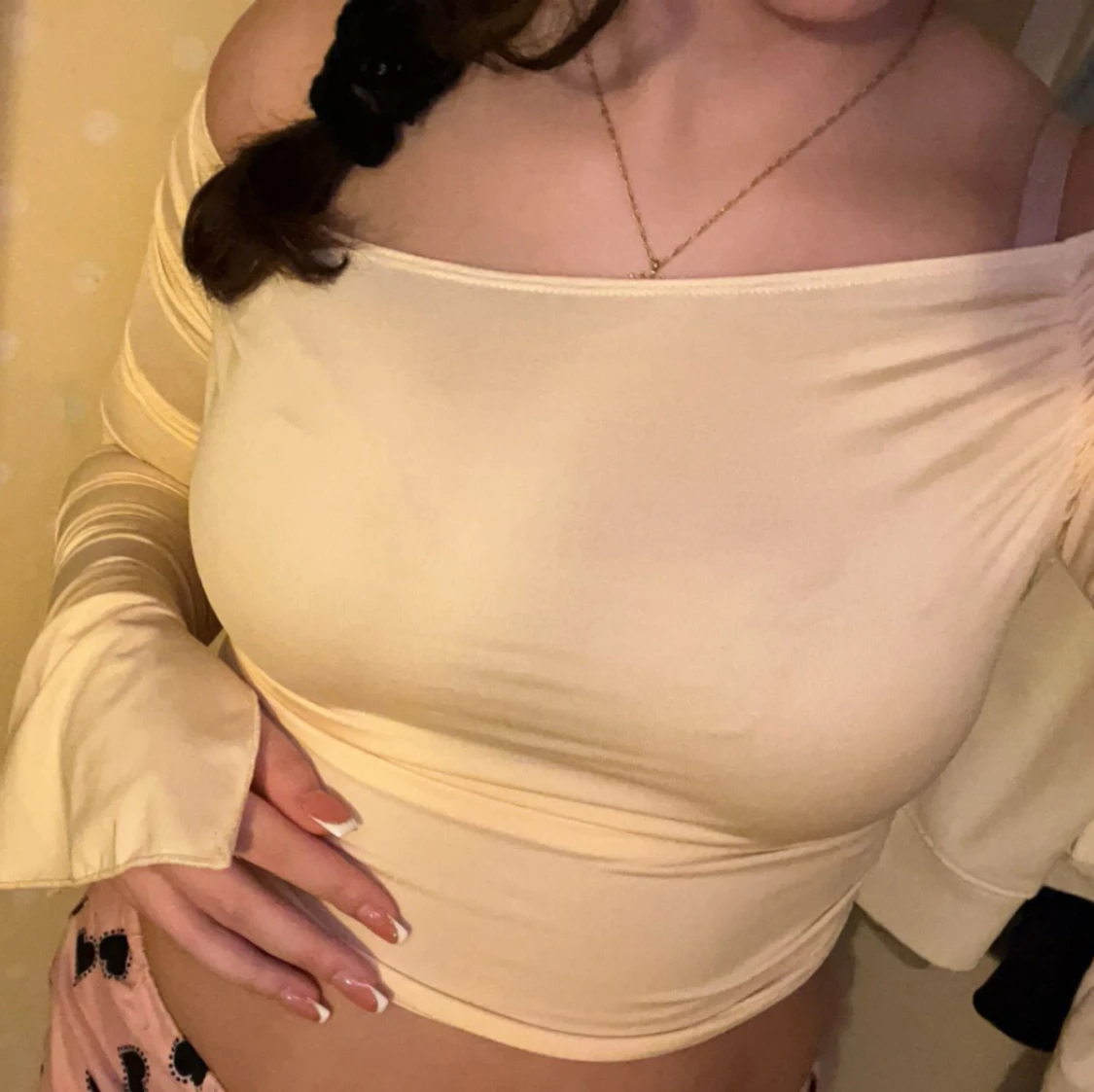 Rynkad Topp Med Slits