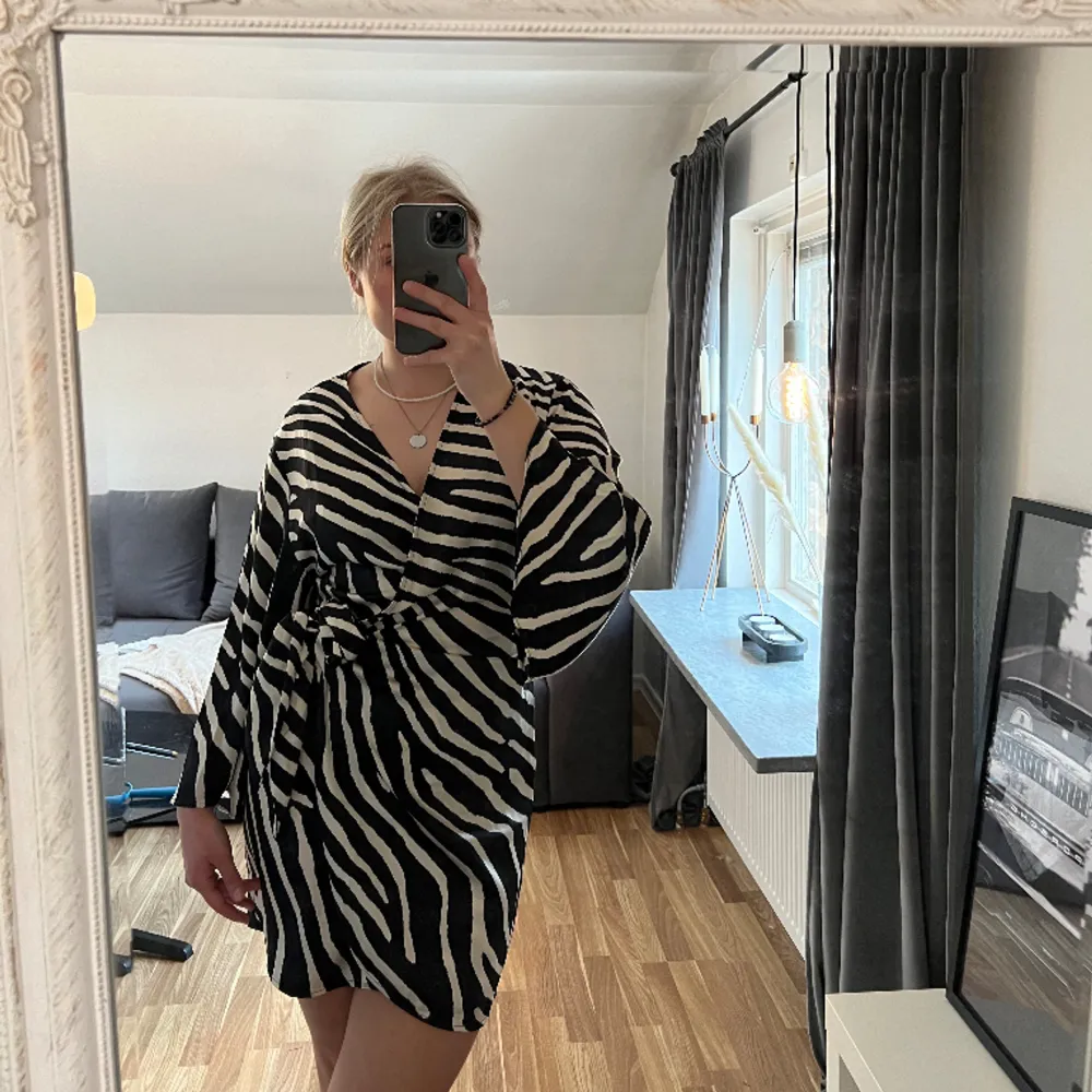 Zebra klänning/strandklänning från H&m, endast testad. Klänningar.