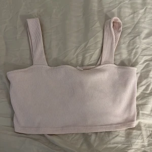 Linne - Rosa linne crop topp från hm
