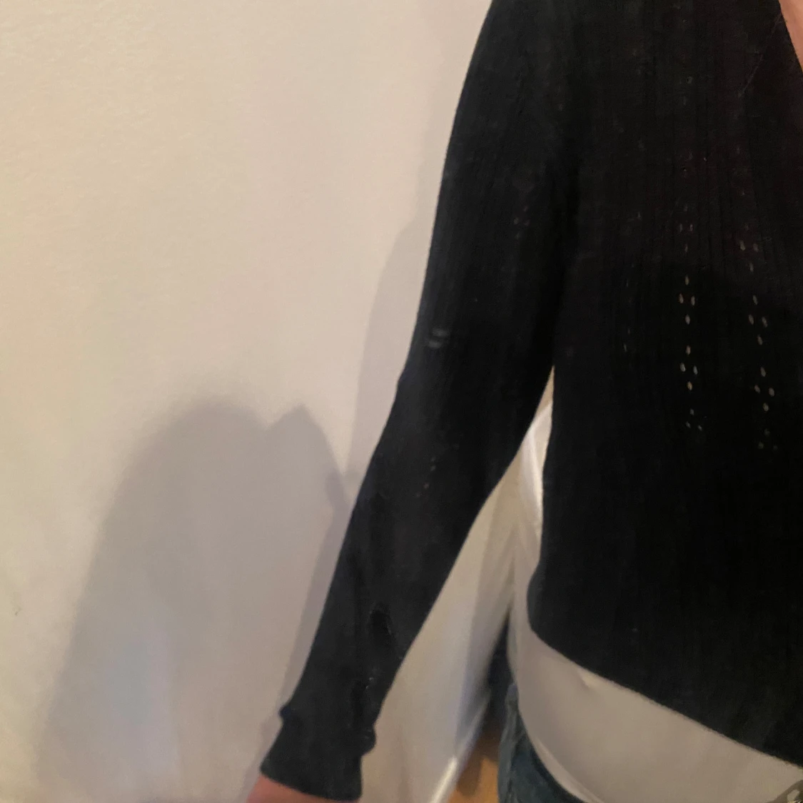 Fin stickad kofta  - 90