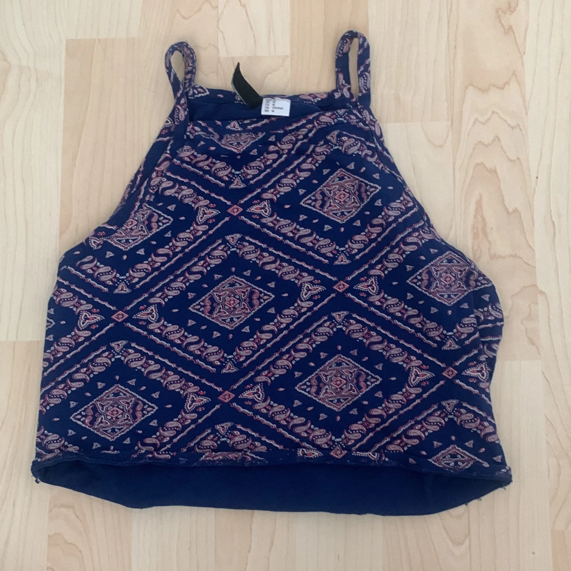 Mönstrad linnetopp från H&M Divided