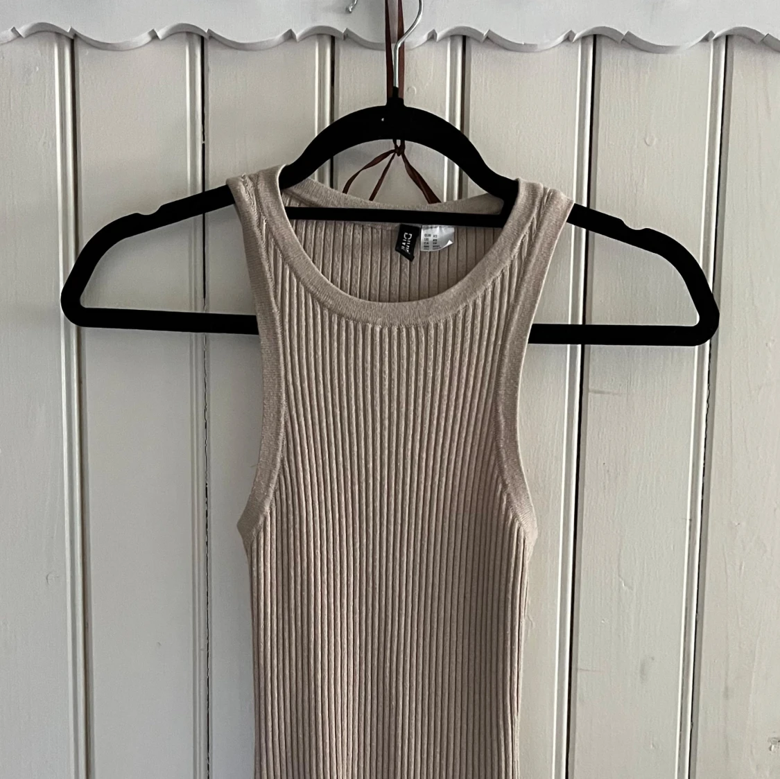 XS Slim figure klänning nude