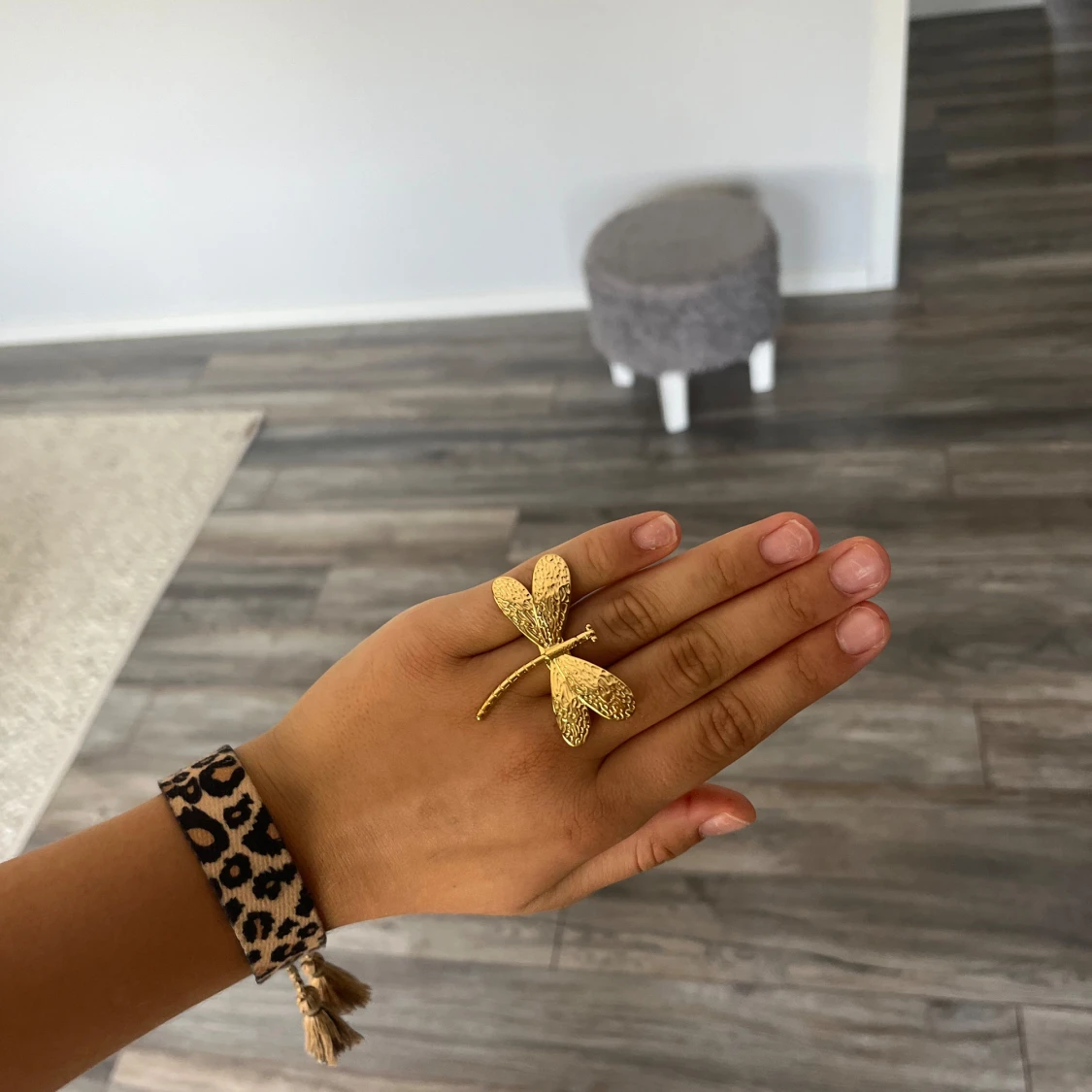 Trollslända ring guld💕 - 90