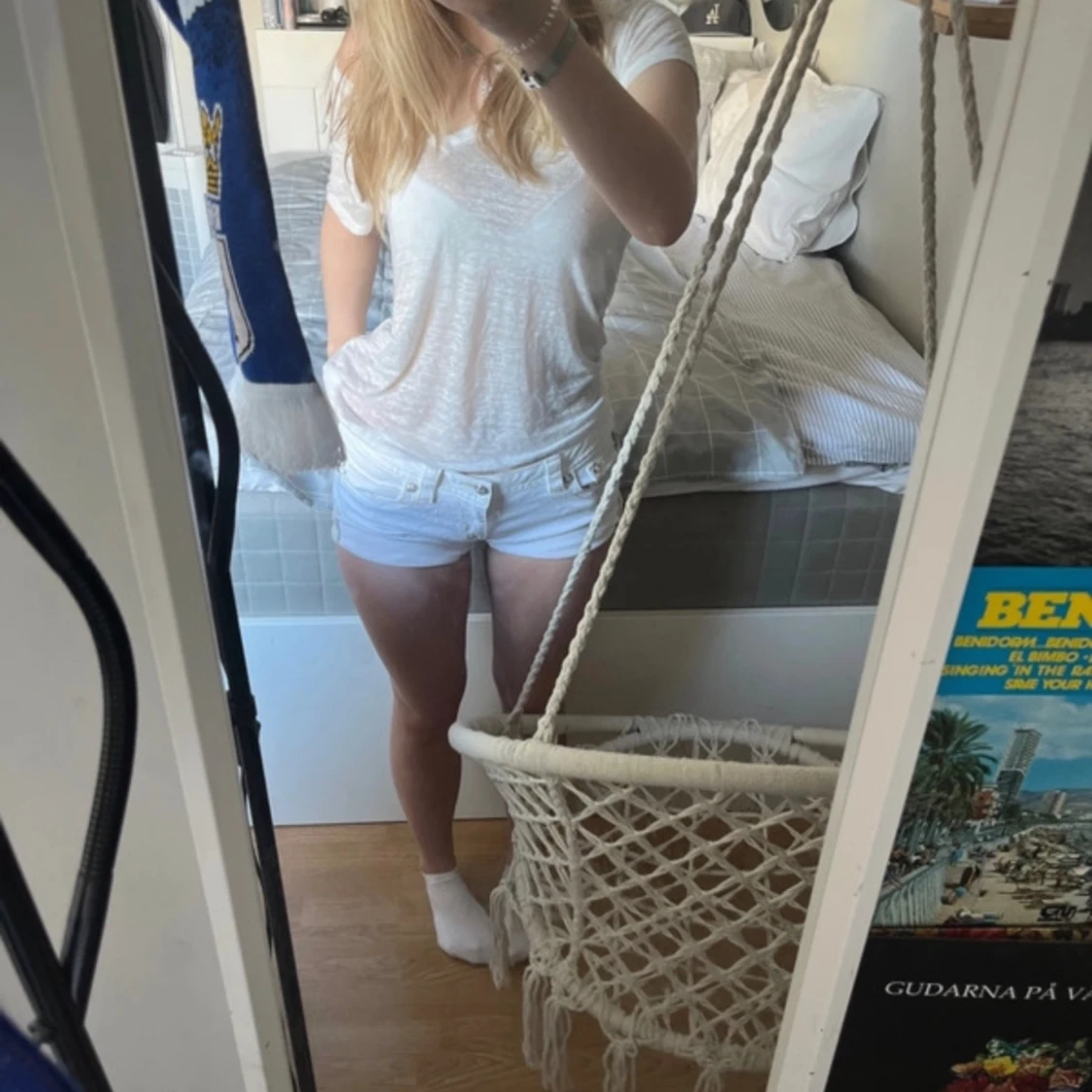 Lågmidjade lowwaist Stockholmsstil miss me shorts 