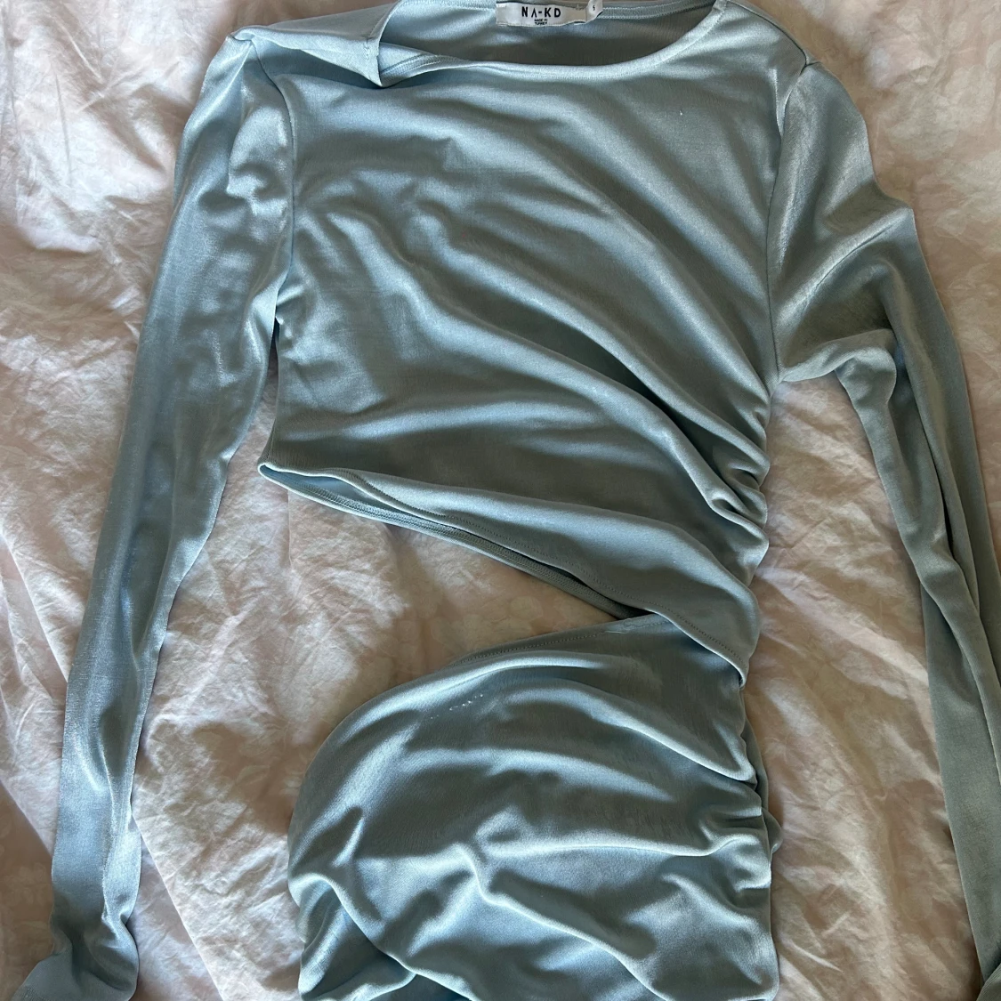 Pastelblå klänning - 92