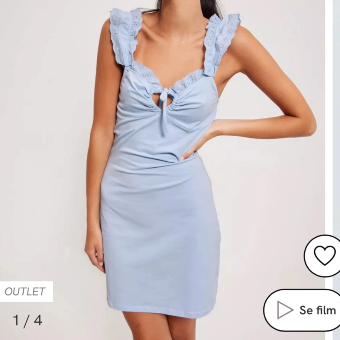 Blå klänning  - 90